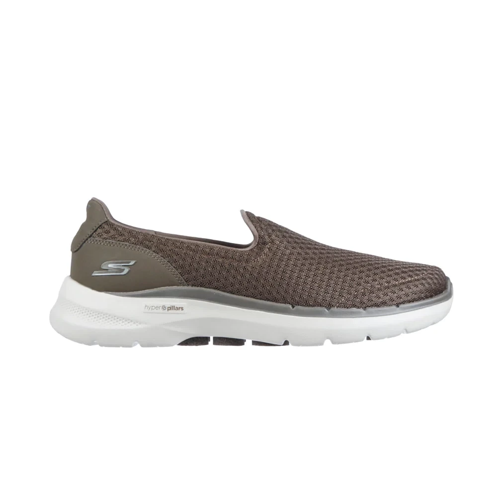 skechers Men's Go Walk 6 Beige Shoe