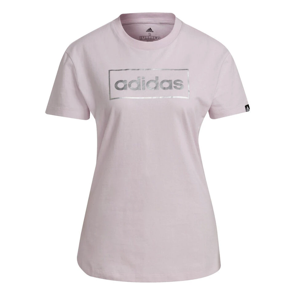 Adidas Foil Box Graphic Universal All Year Women's T-Shirt GS4151 Pink